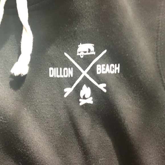 Dillon beach camper logo black hoodie - Picture 3 of 3